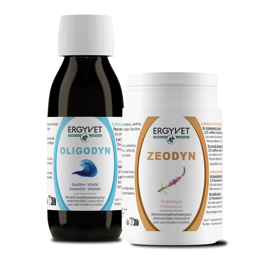 Ergyvet propose Oligoéléments et stabilisateurs de la fonction intestinale pour un équilibre digestif performant